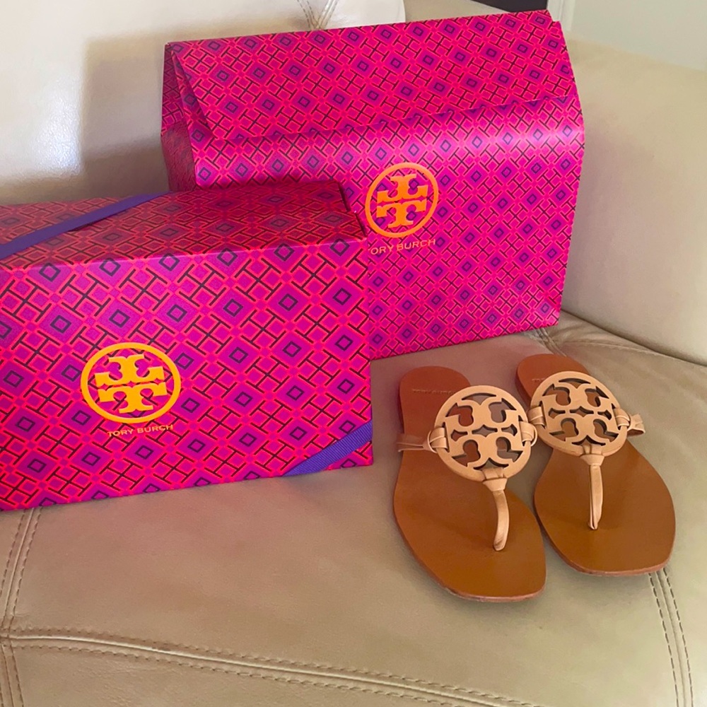 Tory Burch Miller Square Toe Sandals